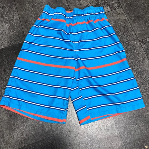 OP Other - Boy’s Blue and Orange Striped Swim Trunks